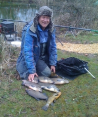 A nice bag of bream taken by Ron Evans at Wood Bevington early 2014.